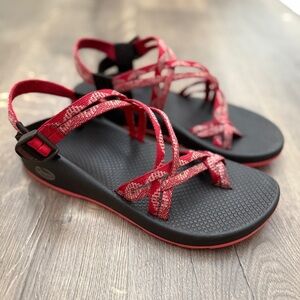 CHACO ZX/2 CLASSIC WOMEN'S Sandals with Red Straps and Black Sole
